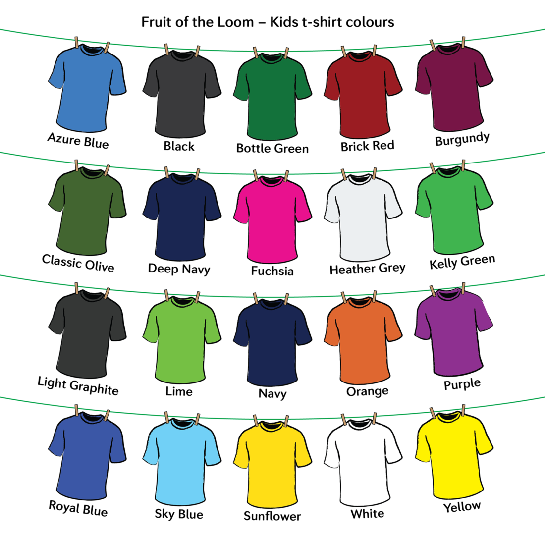 10-11 Years T-Shirt Fruit of the Loom Unisex Kids Original T Manufacturer Size:32 Orange
