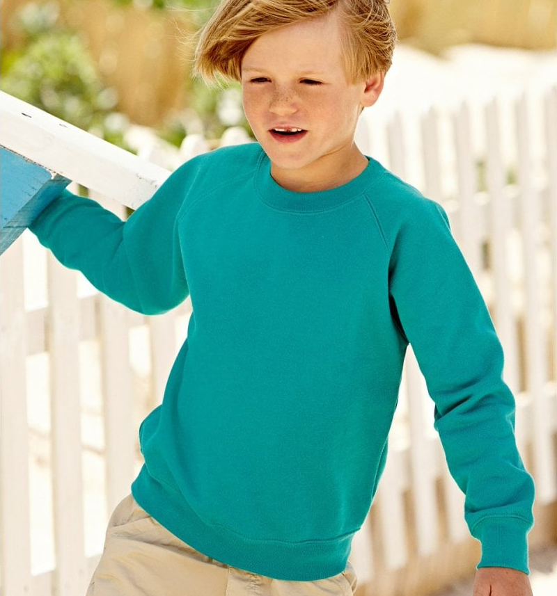 fruit of the loom raglan sweat